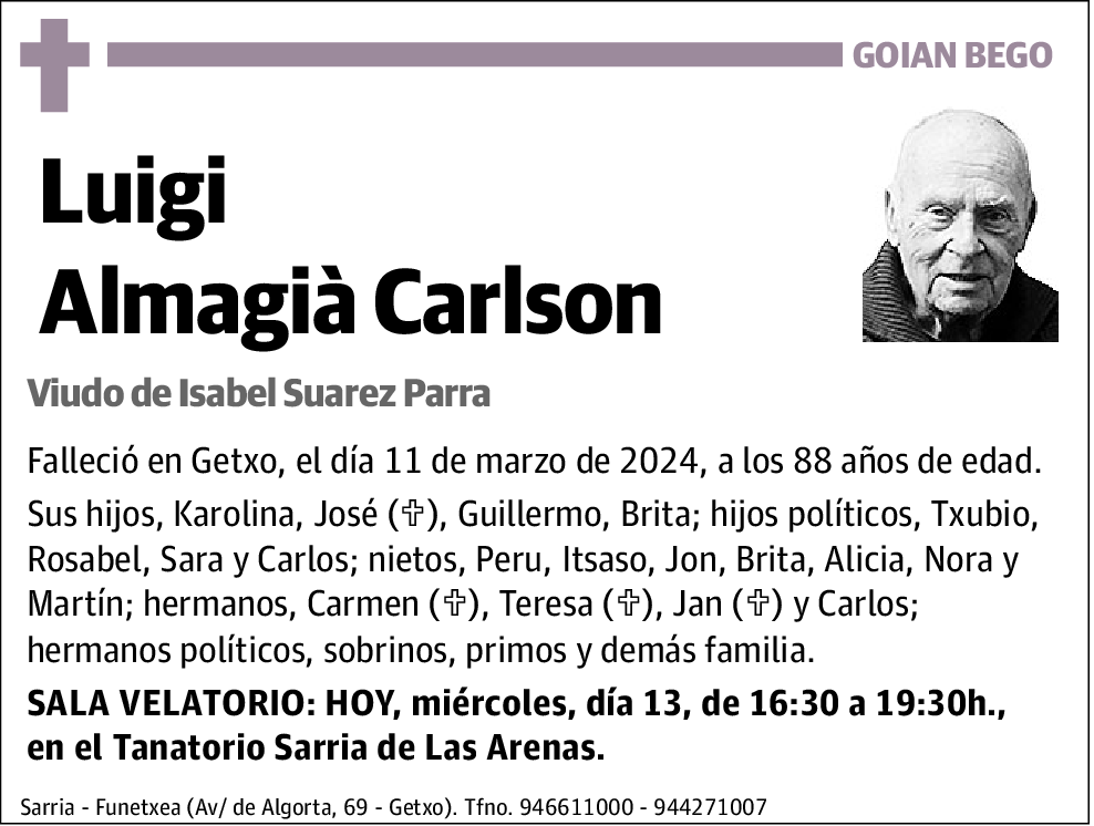 Luigi Almagià Carlson