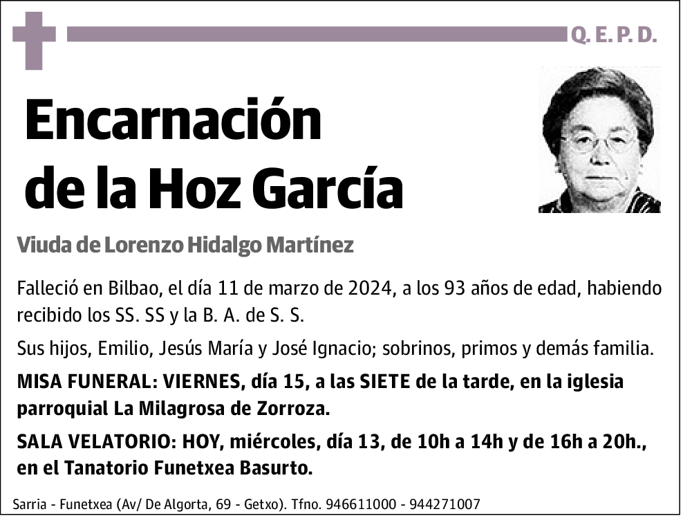 Encarnación de la Hoz García