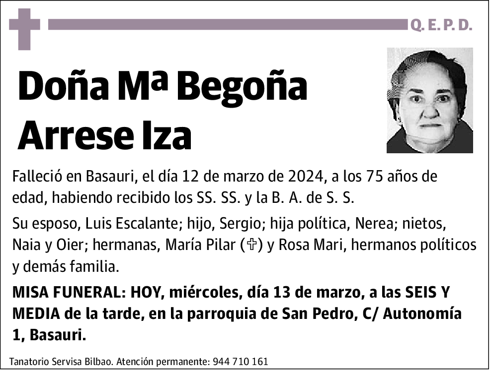 Maria Begoña Arrese Iza