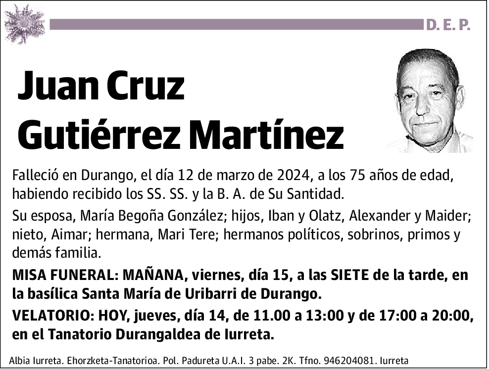 Juan Cruz Gutiérrez Martínez