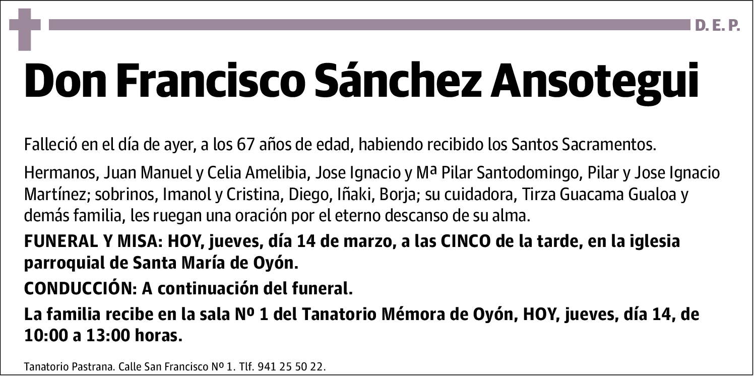Francisco Sánchez Ansotegui