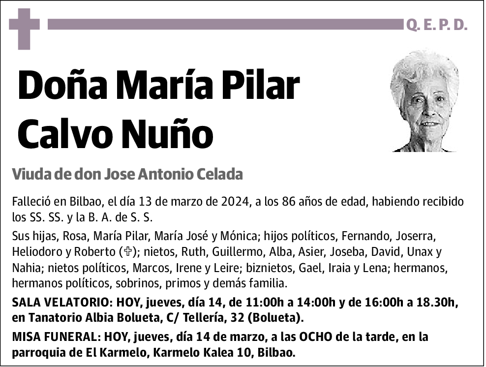 María Pilar Calvo Nuño