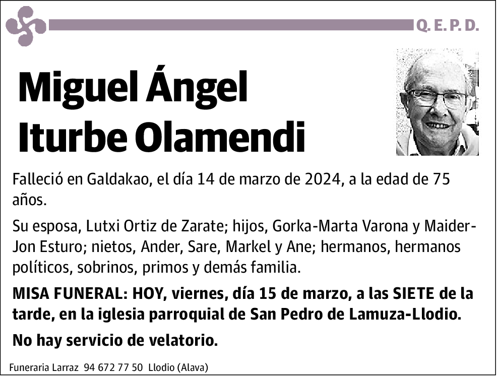 Miguel Ángel Iturbe Olamendi