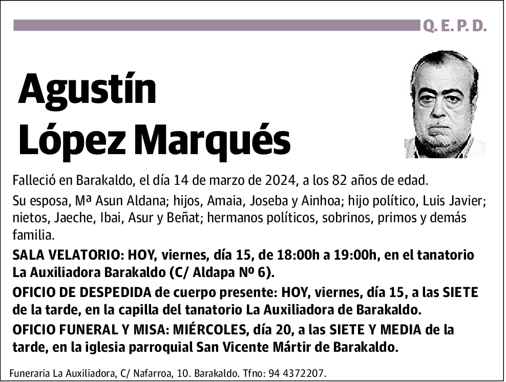 Agustín López Marqués