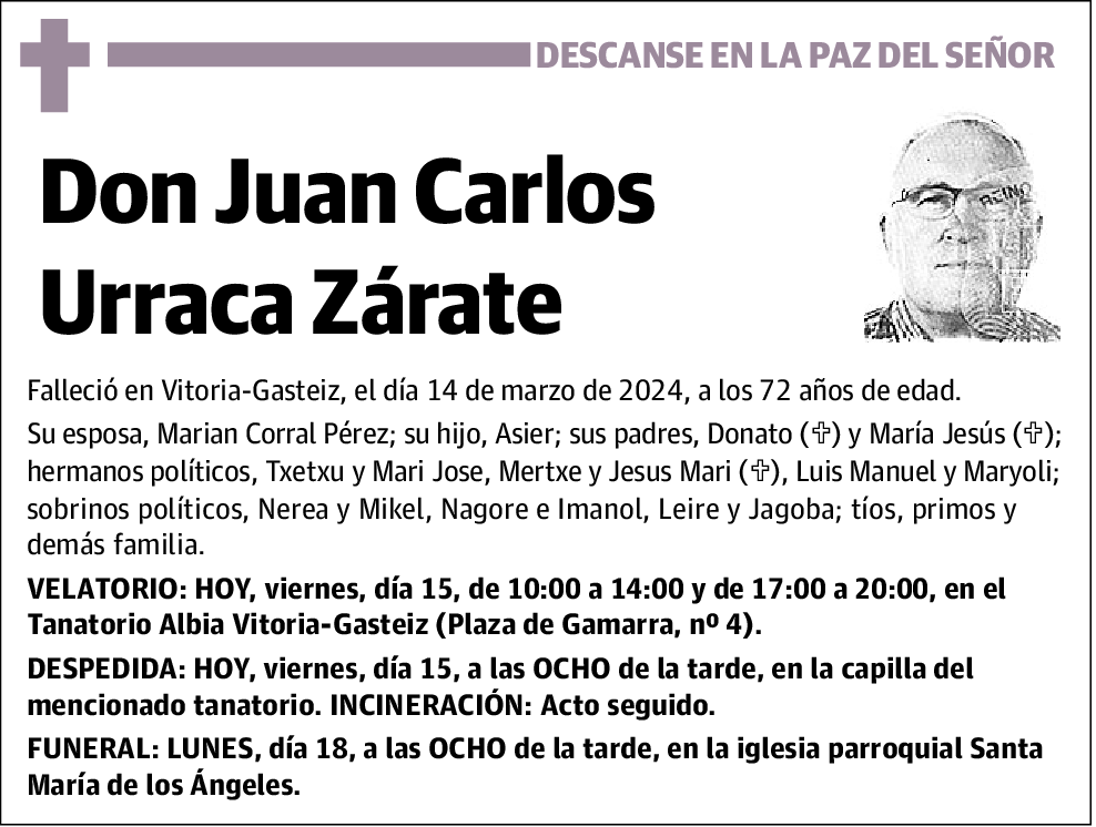 Juan Carlos Urraca Zárate