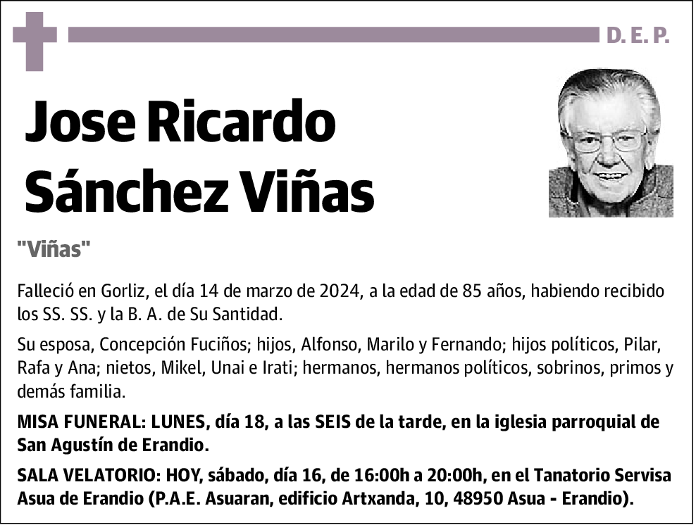 Jose Ricardo Sánchez Viñas