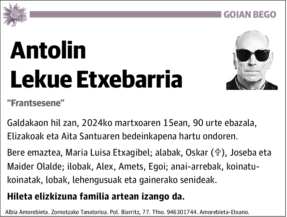 Antolin Lekue Etxebarria