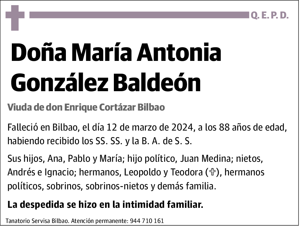 María Antonia González Baldeón