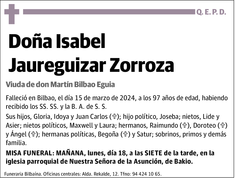 Isabel Jaureguizar Zorroza