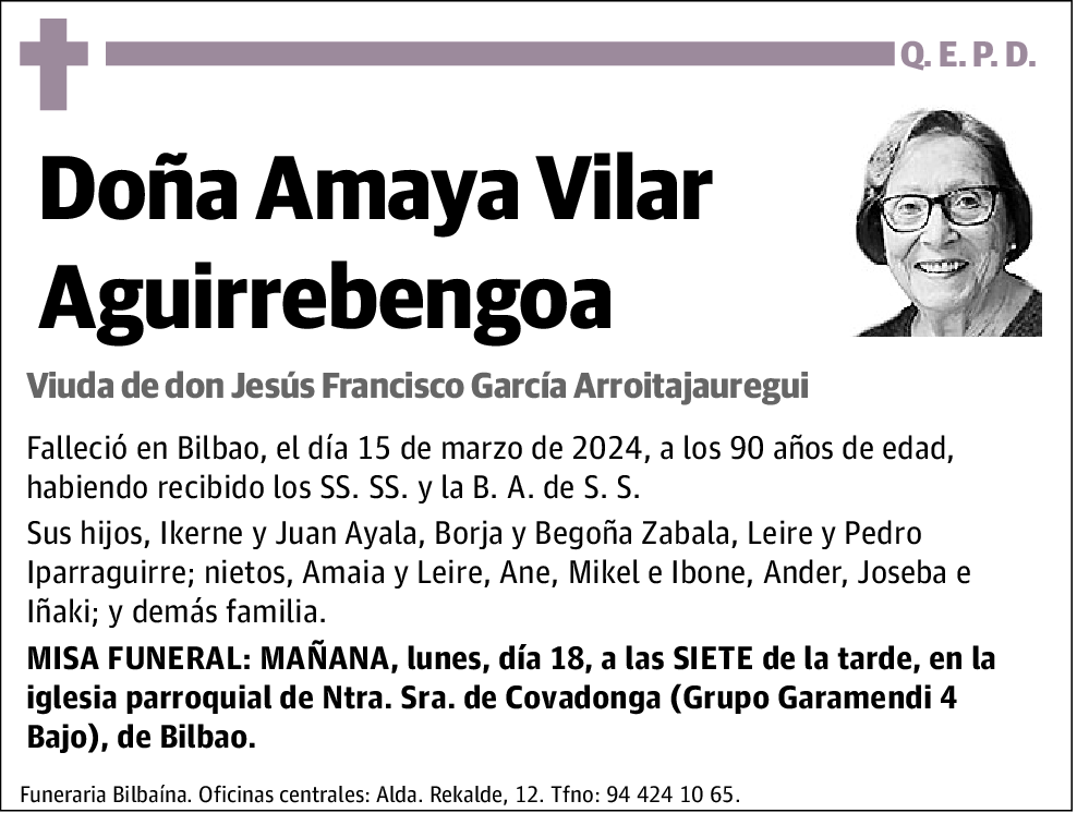 Amaya Vilar Aguirrebengoa