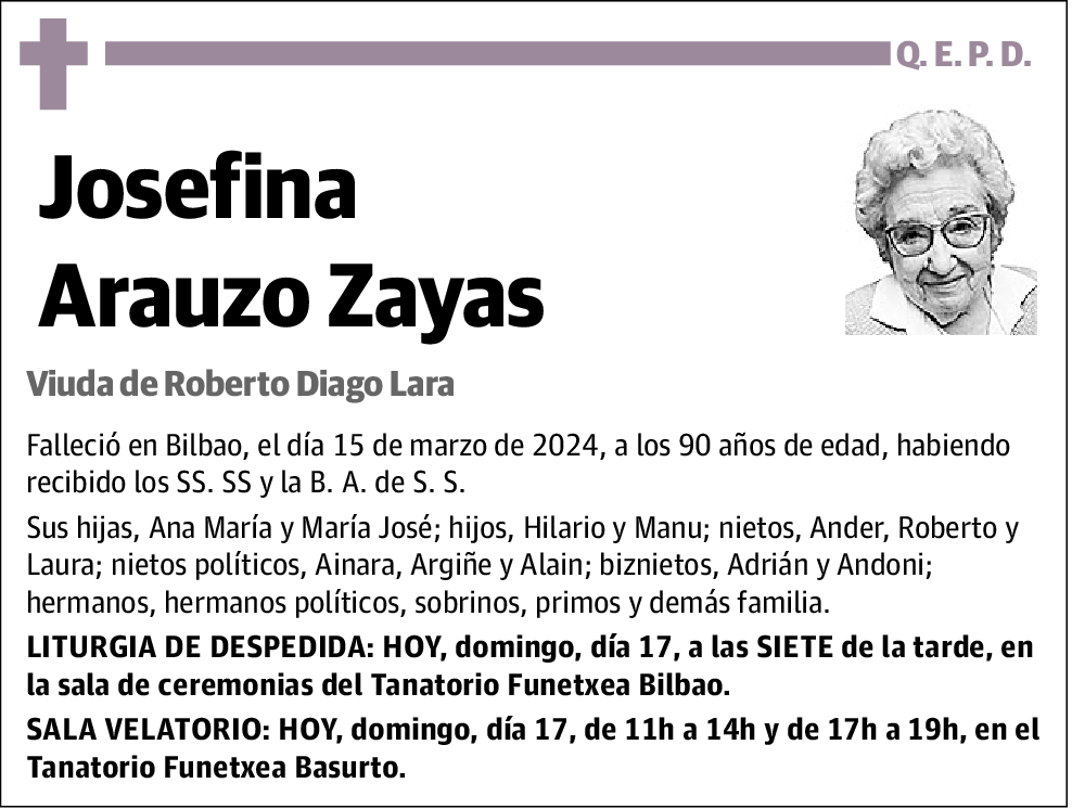 Josefina Arauzo Zayas