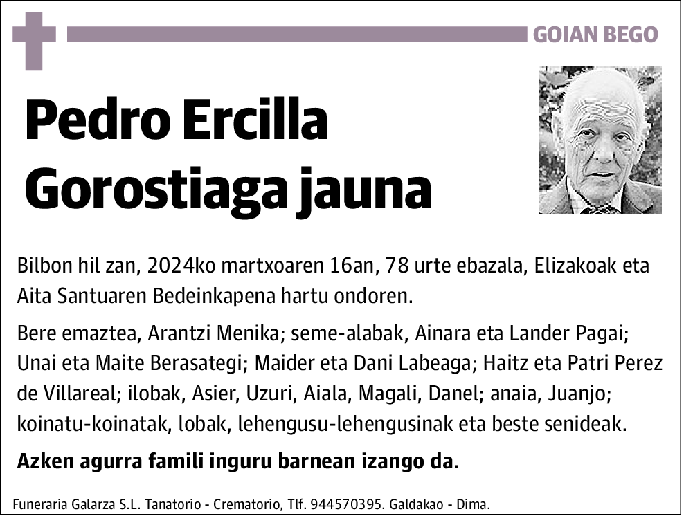 Pedro Ercilla Gorostiaga