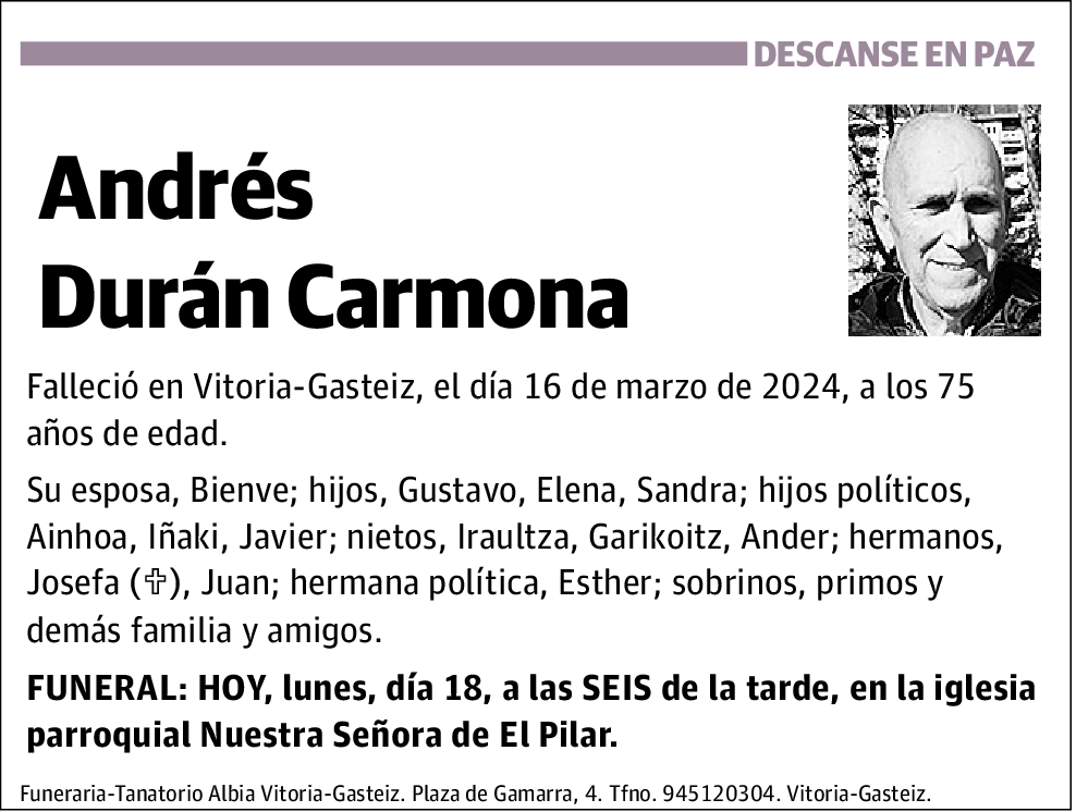 Andrés Durán Carmona