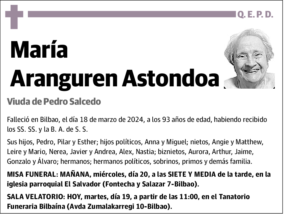 María Aranguren Astondoa