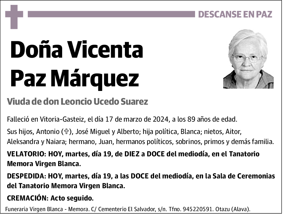 Vicenta Paz Márquez