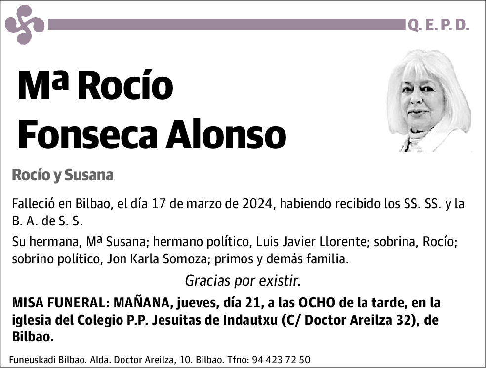 Mª Rocío Fonseca Alonso