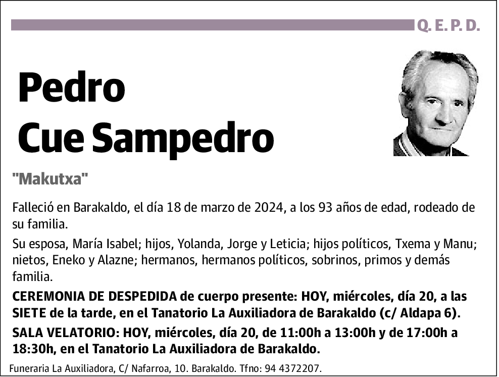 Pedro Cue Sampedro