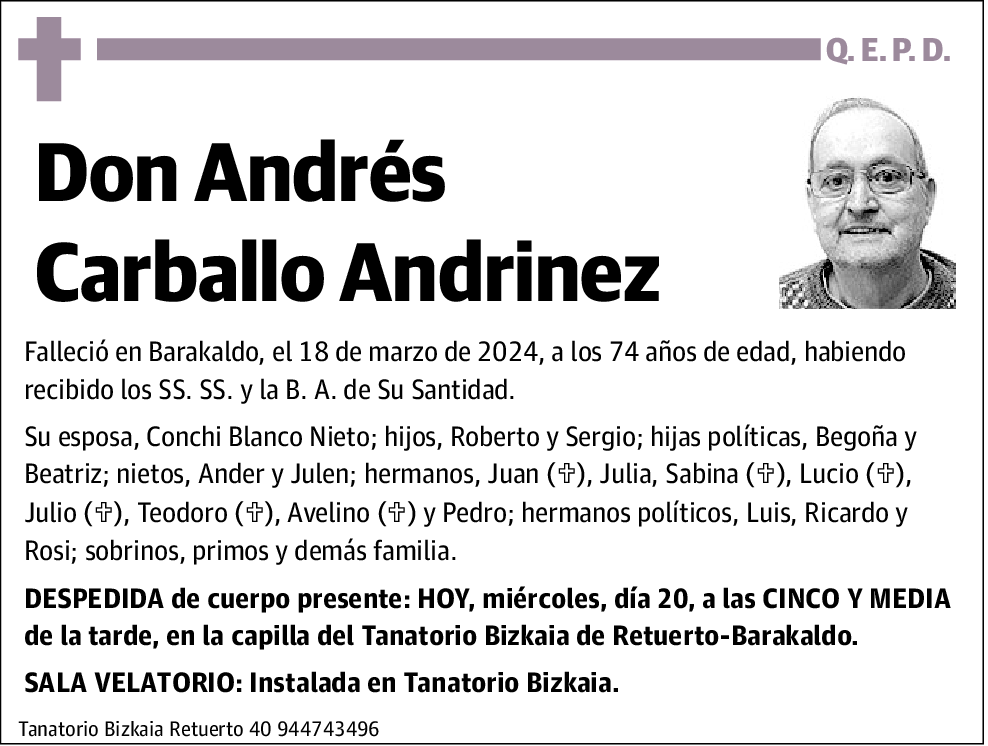 Andrés Carballo Andrinez