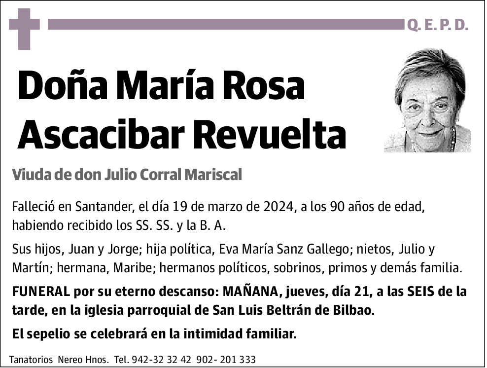 María Rosa Ascacibar Revuelta