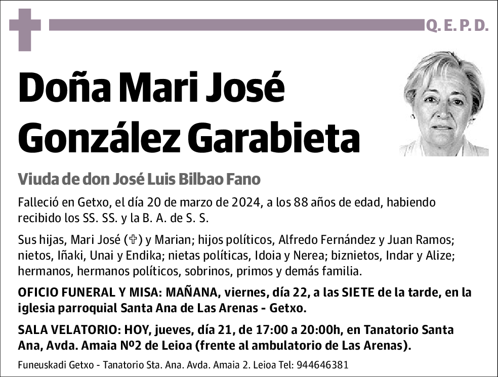 María Josefa González Garabieta