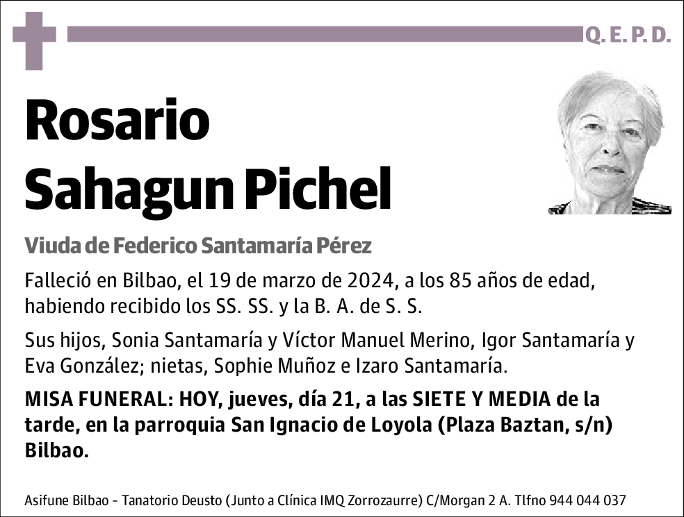 Rosario Sahagun Pichel