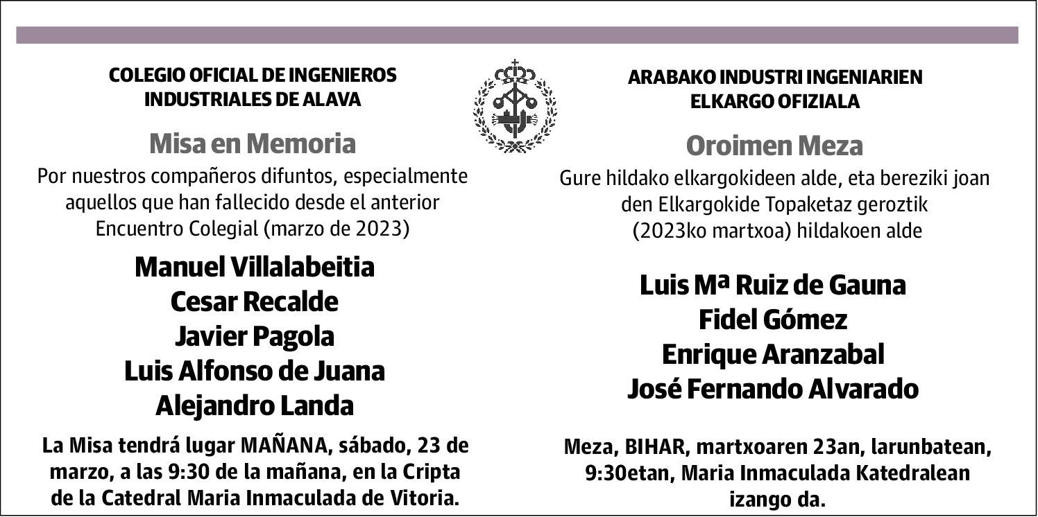 Colegio Oficial de Ingenieros Industriales de Álava