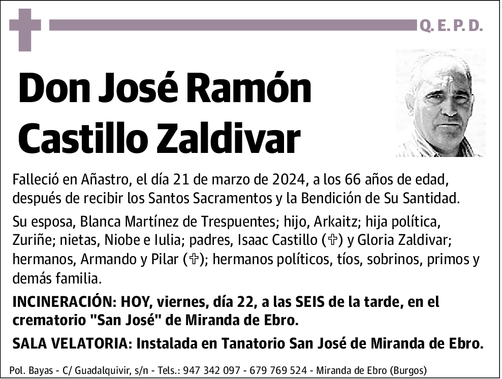 José Ramón Castillo Zaldivar