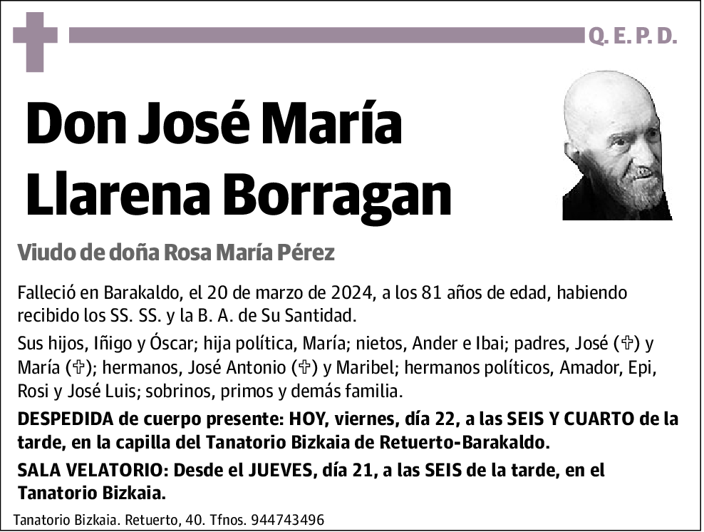 José María Llarena Borragan