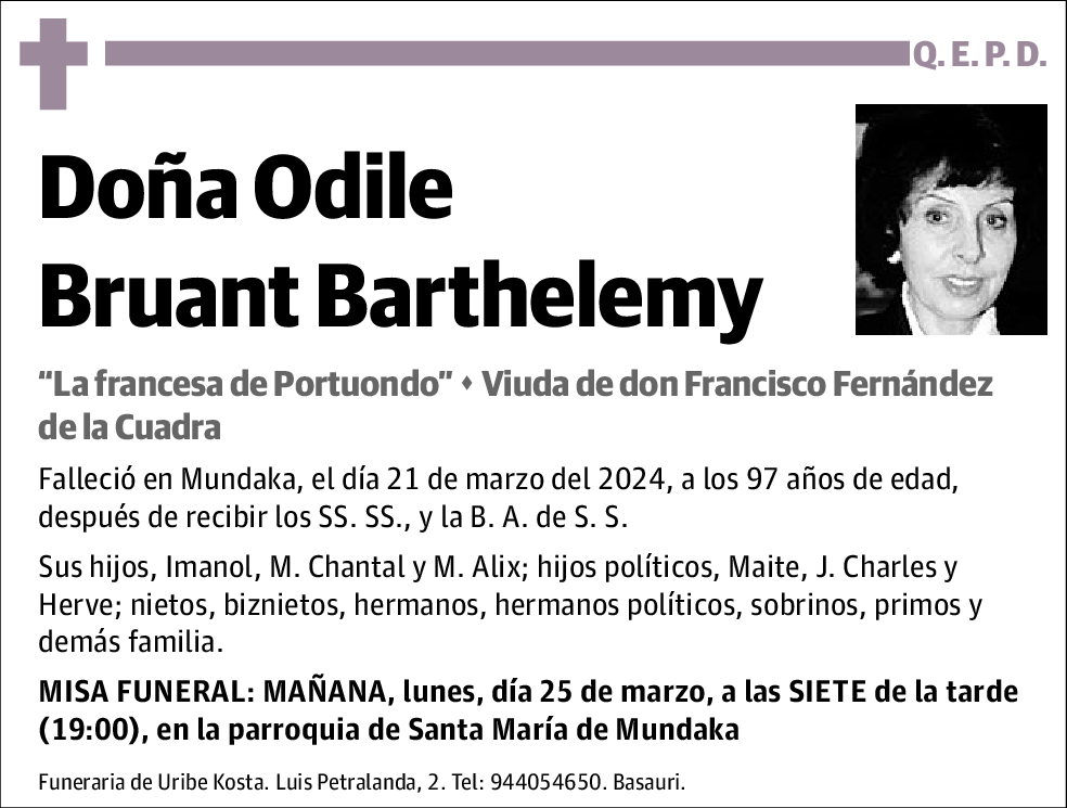 Odile Bruant Barthelemy