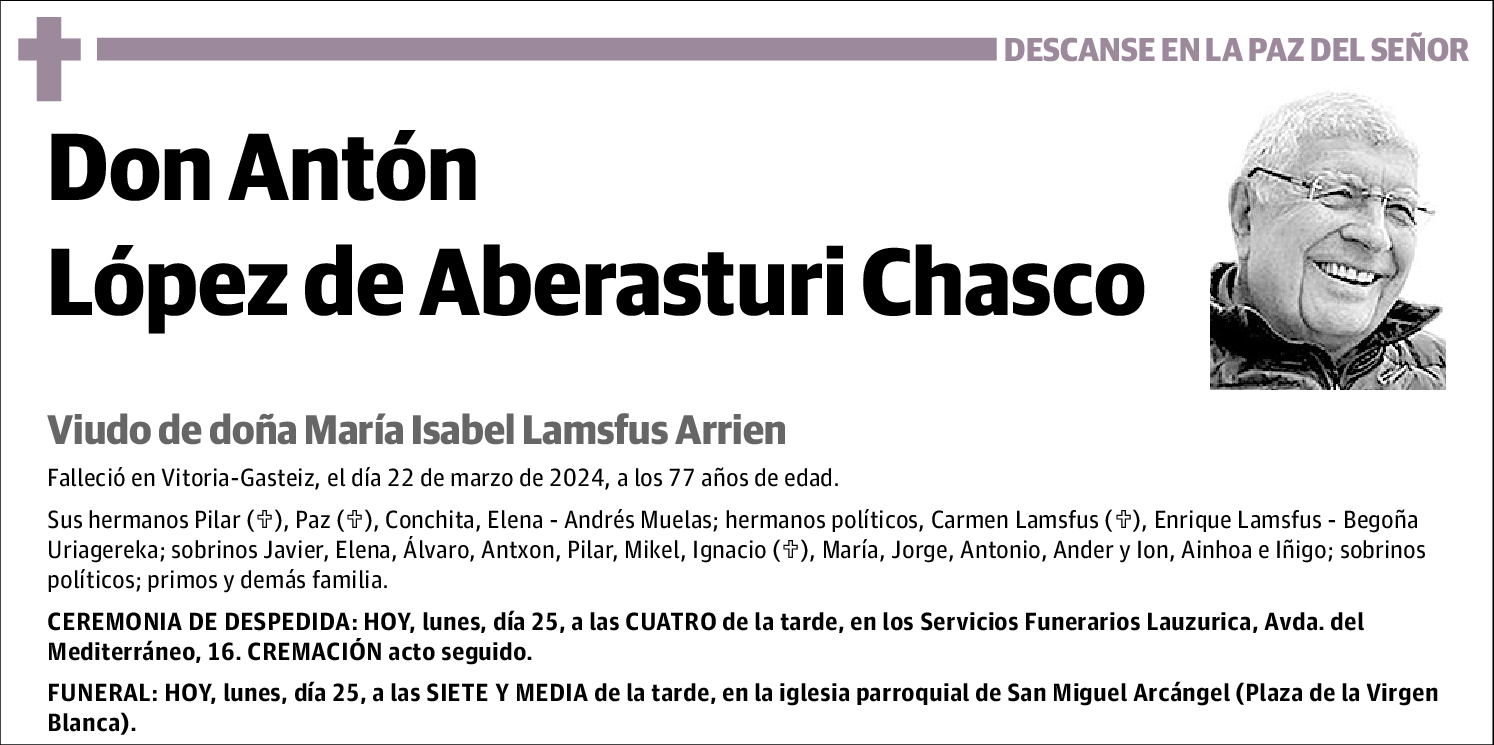Antón López de Aberasturi Chasco