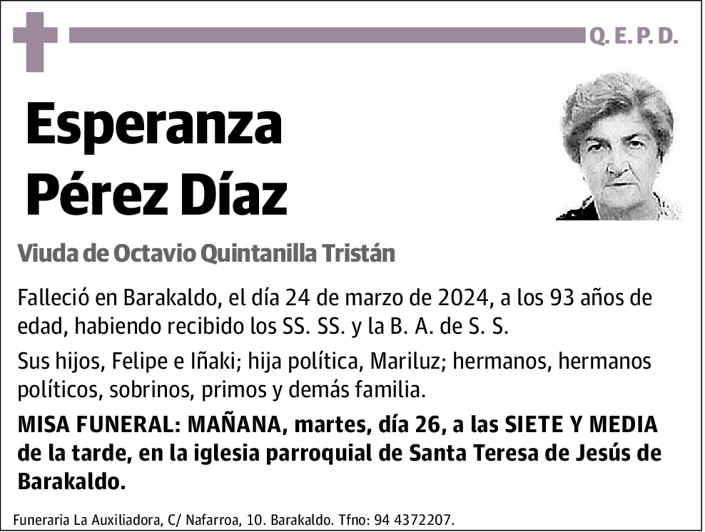 Esperanza Pérez Díaz