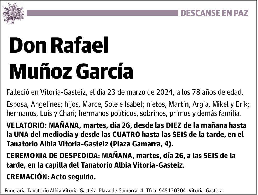 Rafael Muñoz García