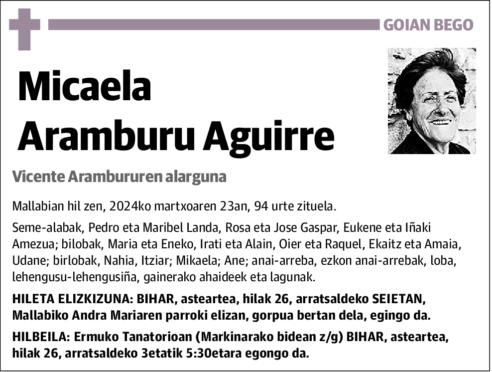 Micaela Aramburu Aguirre