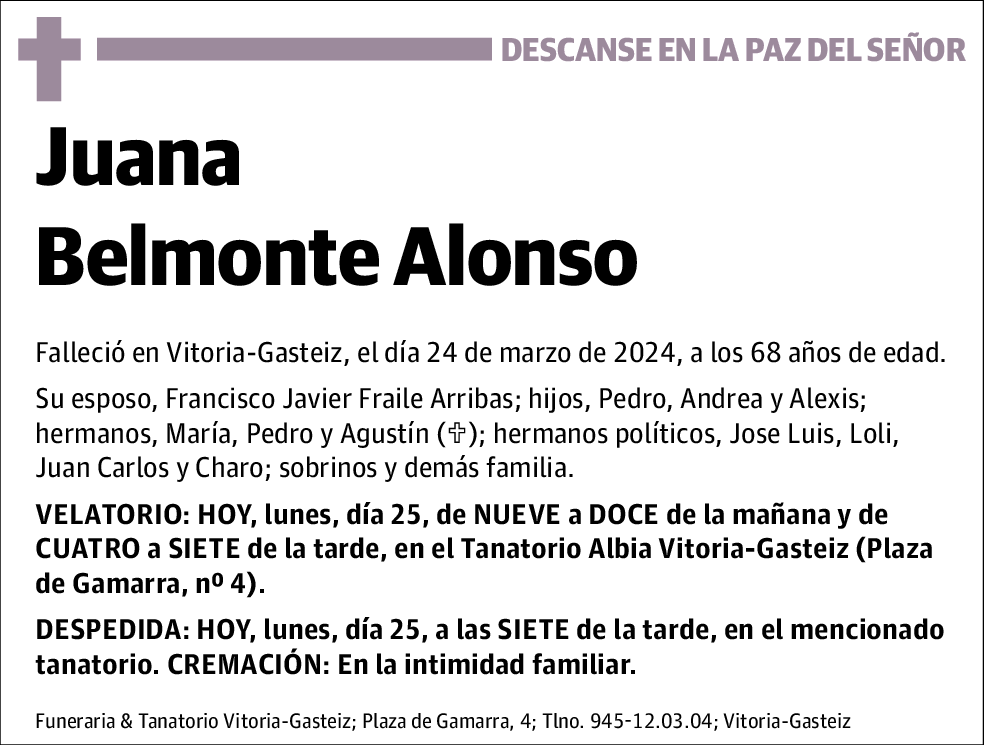 Juana Belmonte Alonso