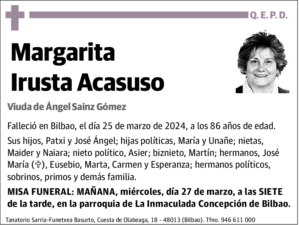 Margarita Irusta Acasuso