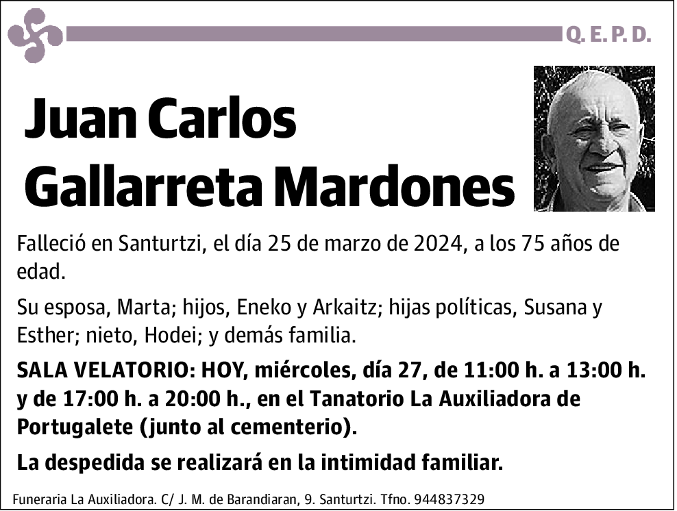 Juan Carlos Gallareta Mardones