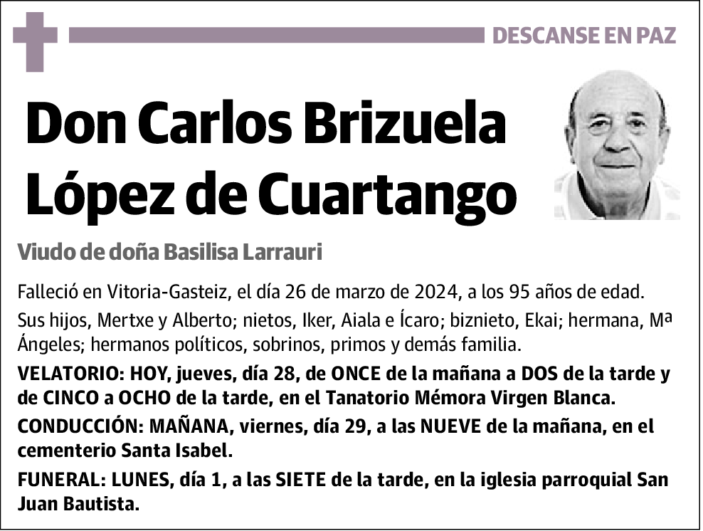 Carlos Brizuela López de Cuartango