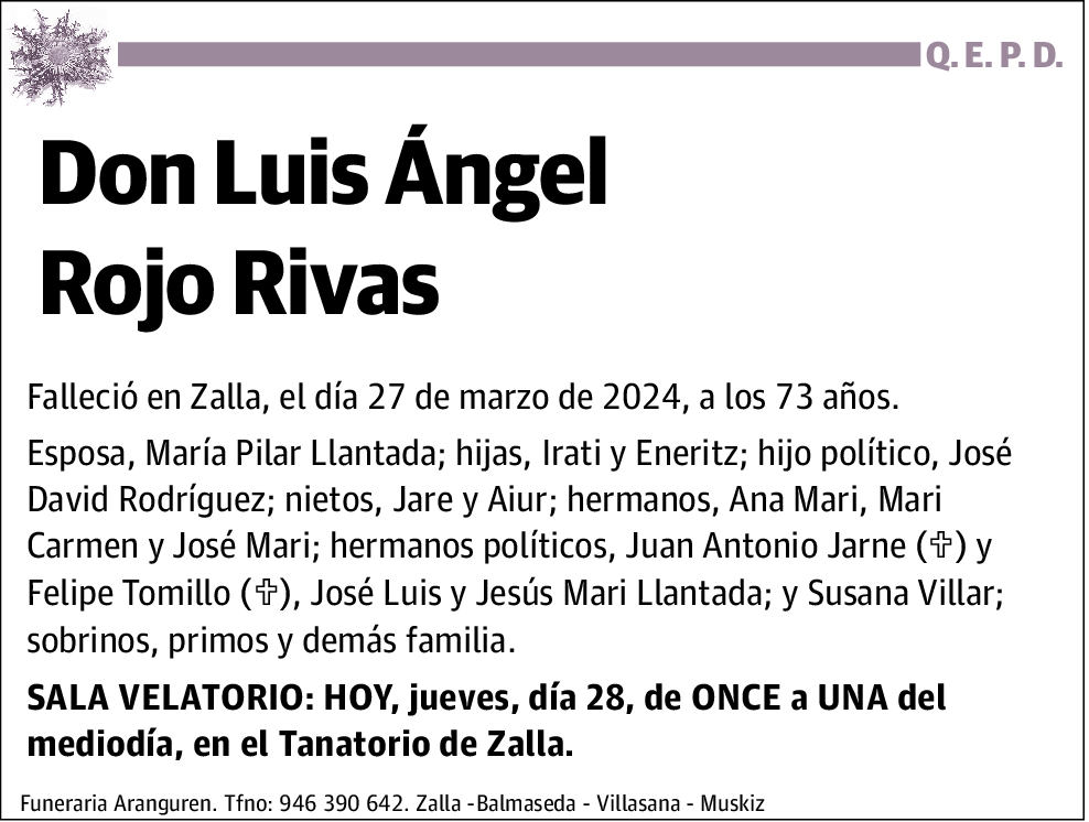 Luis Ángel Rojo Rivas