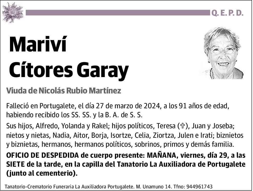 Mariví Cítores Garay