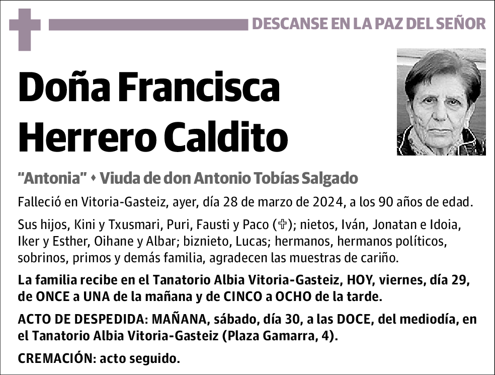 Francisca Herrero Caldito