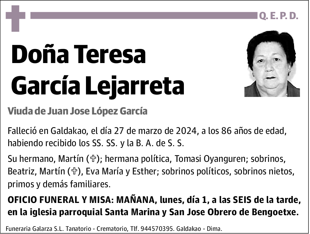 Teresa García Lejarreta