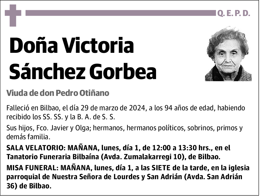 Victoria Sánchez Gorbea