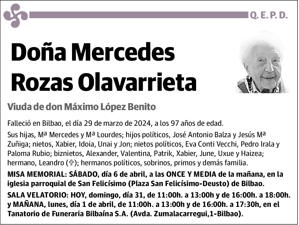 Mercedes Rozas Olavarrieta