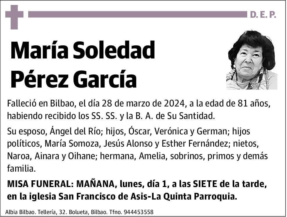 María Soledad Pérez Garíca