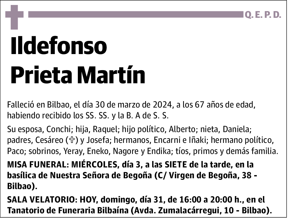 Ildefonso Prieta Martín