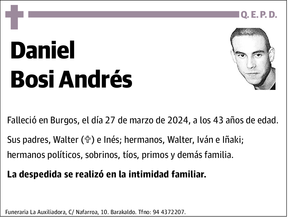 Daniel Bosi Andrés