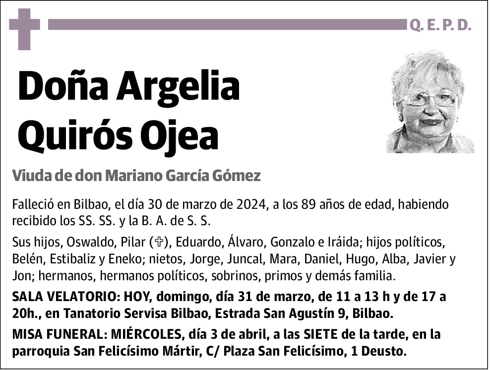 Argelia Quirós Ojea