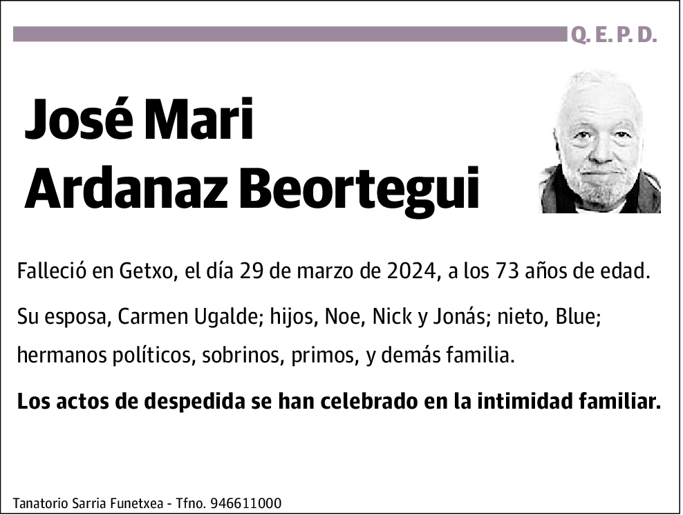 José Mari Ardanaz Beortegui