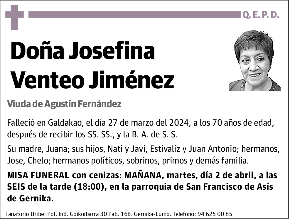 Josefina Venteo Jiménez