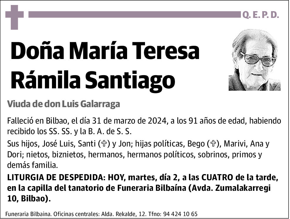 María Teresa Rámila Santiago